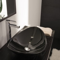 Луксозна мивка за баня в черен цвят